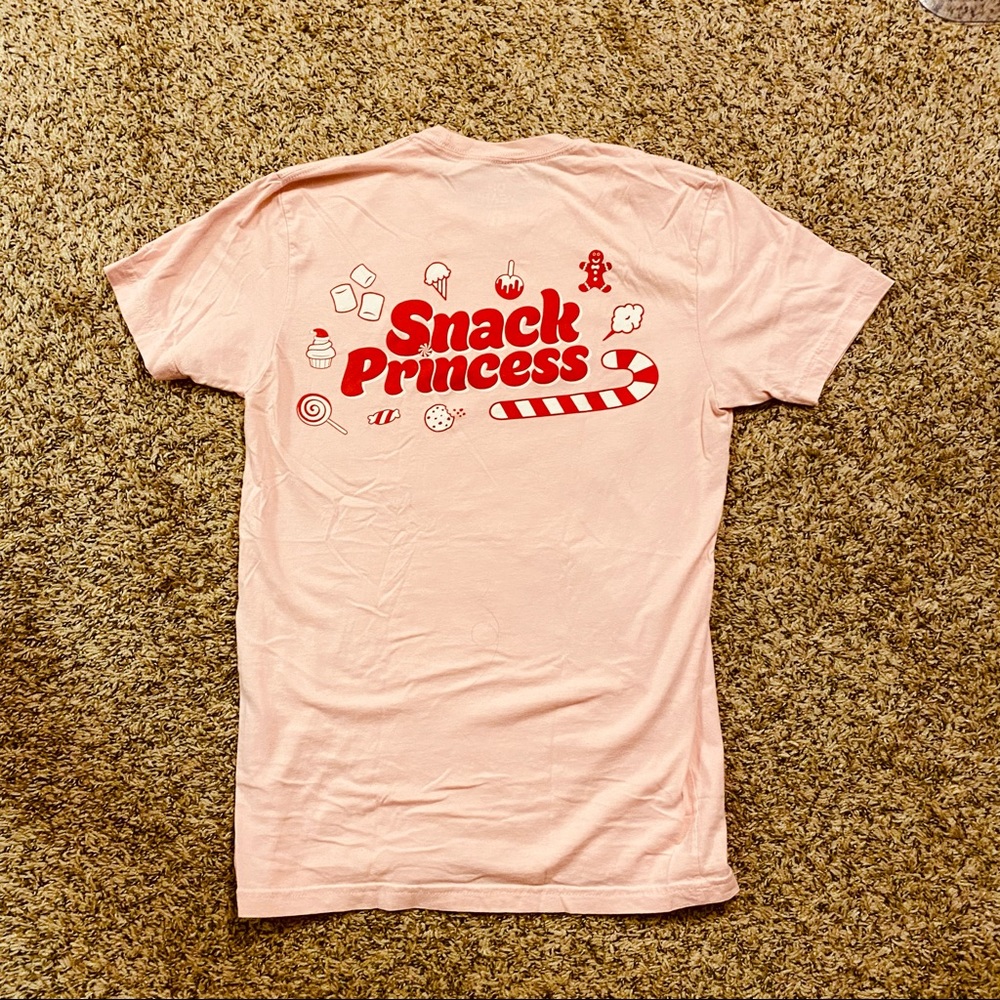 Oh Yeah Apparel pink snack princess shirt size small